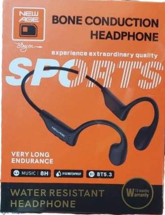 NEW AGE Bone Conduction Headphones, Water Resistant